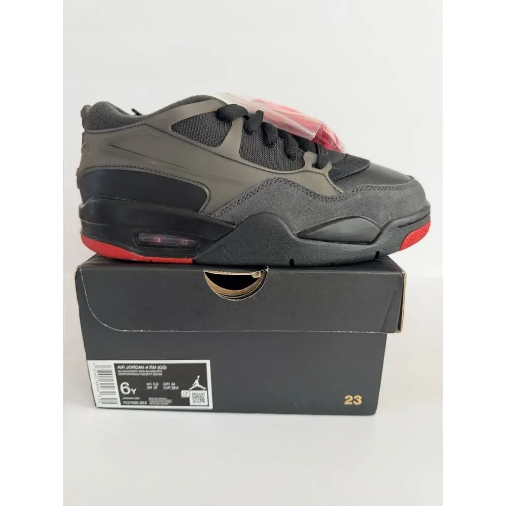 Jordan Air Jordan 4 RM Bred Sneakers Black/Red/Anthracite US 6Y/7.5W
